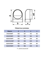 Переходник СКФП D100 90° 55х110 пластик ERA