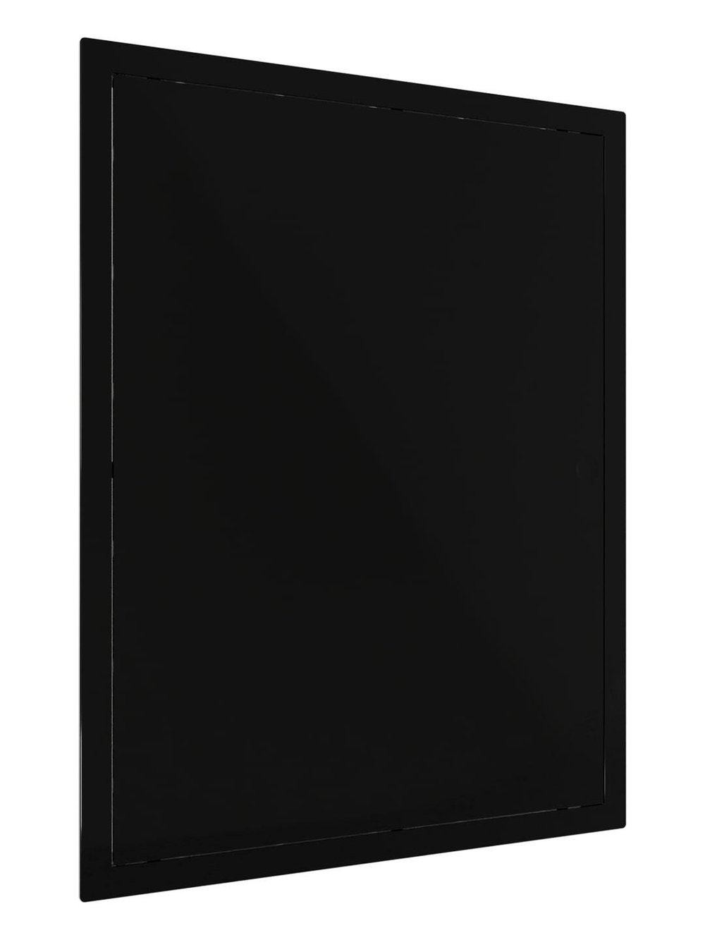 Люк ревизионный LN фланец 300х400 нажимной 327х427 пластик черный EVECS