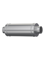 Шумоглушитель MDG D125 L0,6м оцинк.сталь ERA PRO