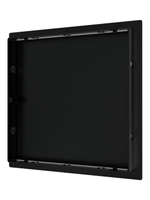 Люк ревизионный LN фланец 200x200 нажимной 224х224 пластик черный EVECS