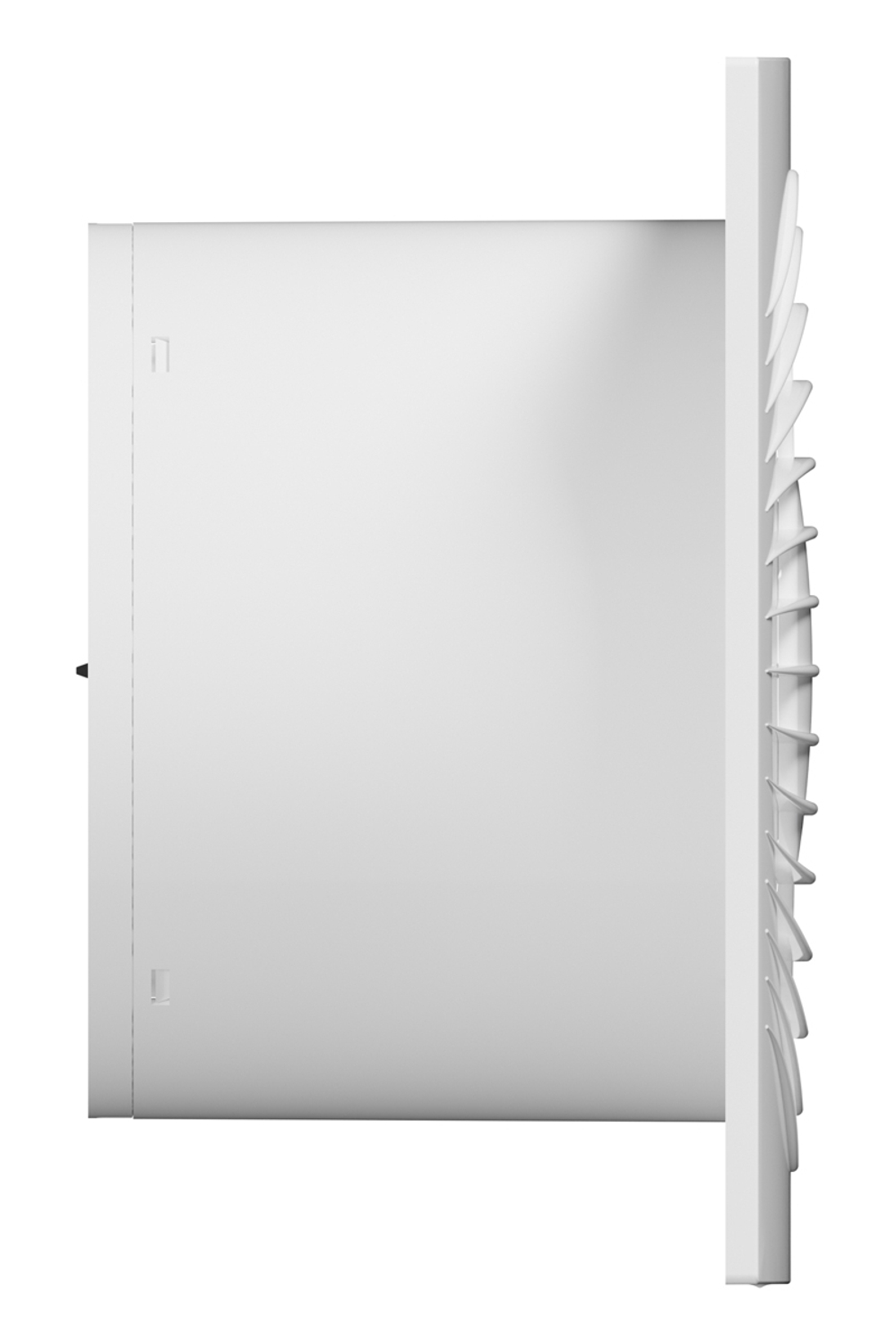 Вентилятор накладной SLIM D125 обр.клапан белый матовый DICITI
