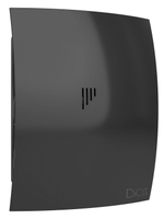Вентилятор накладной BREEZE D125 обр.клапан черный глянцевый DICITI