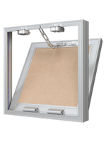 Люк ревизионный D Ceramo Base 250х250 скрыт.монтаж съемный алюминий EVECS