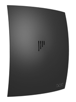 Вентилятор накладной BREEZE D100 обр.клапан черный матовый DICITI