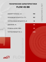 Вентилятор накладной FLOW D100 сетка двигатель BB ERA