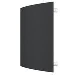 Панель декоративная QUADRO D100 172х172 черный ERA