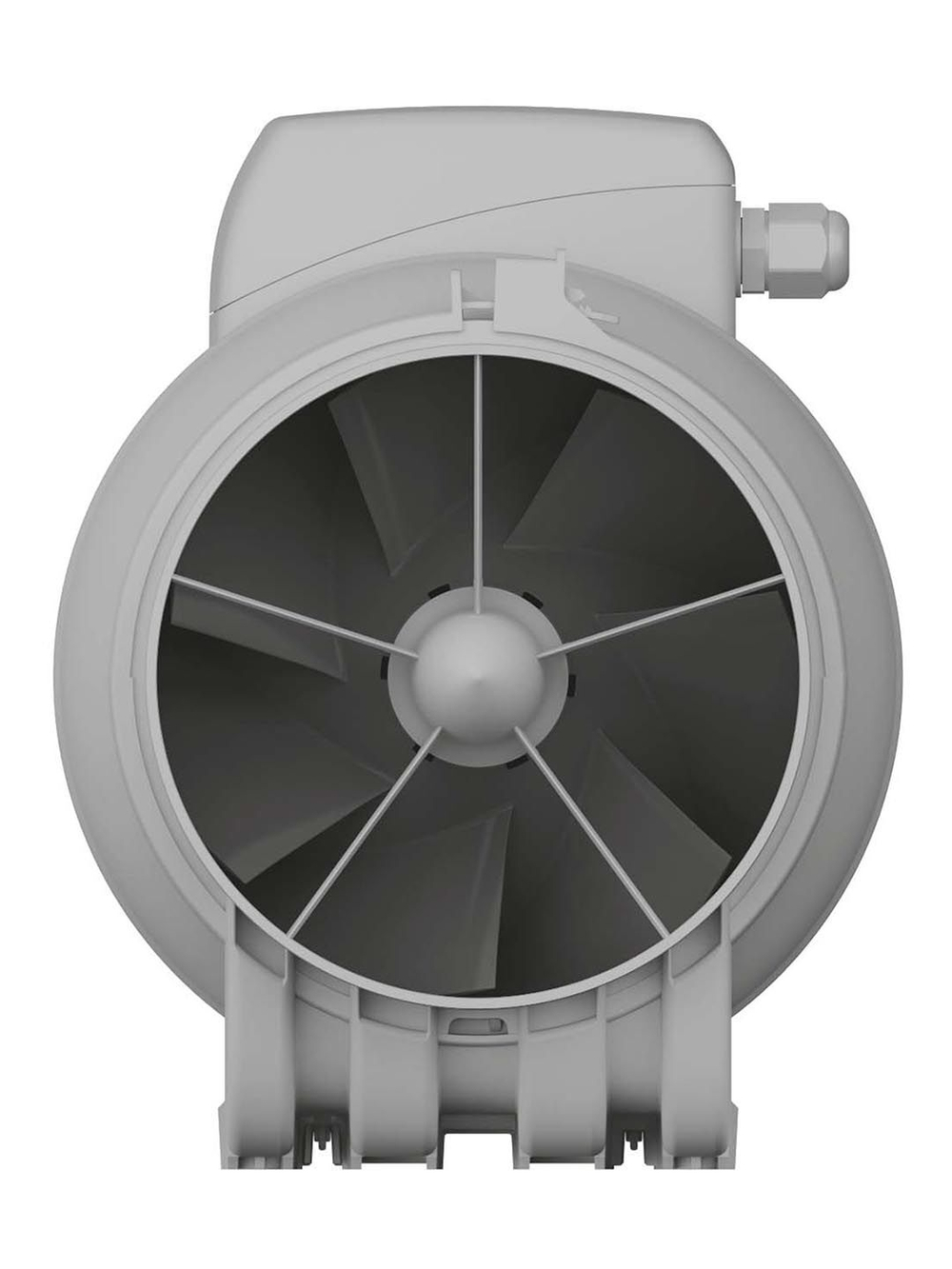 Вентилятор канальный TYPHOON осевой двухскоростной D150 пластик ERA PRO
