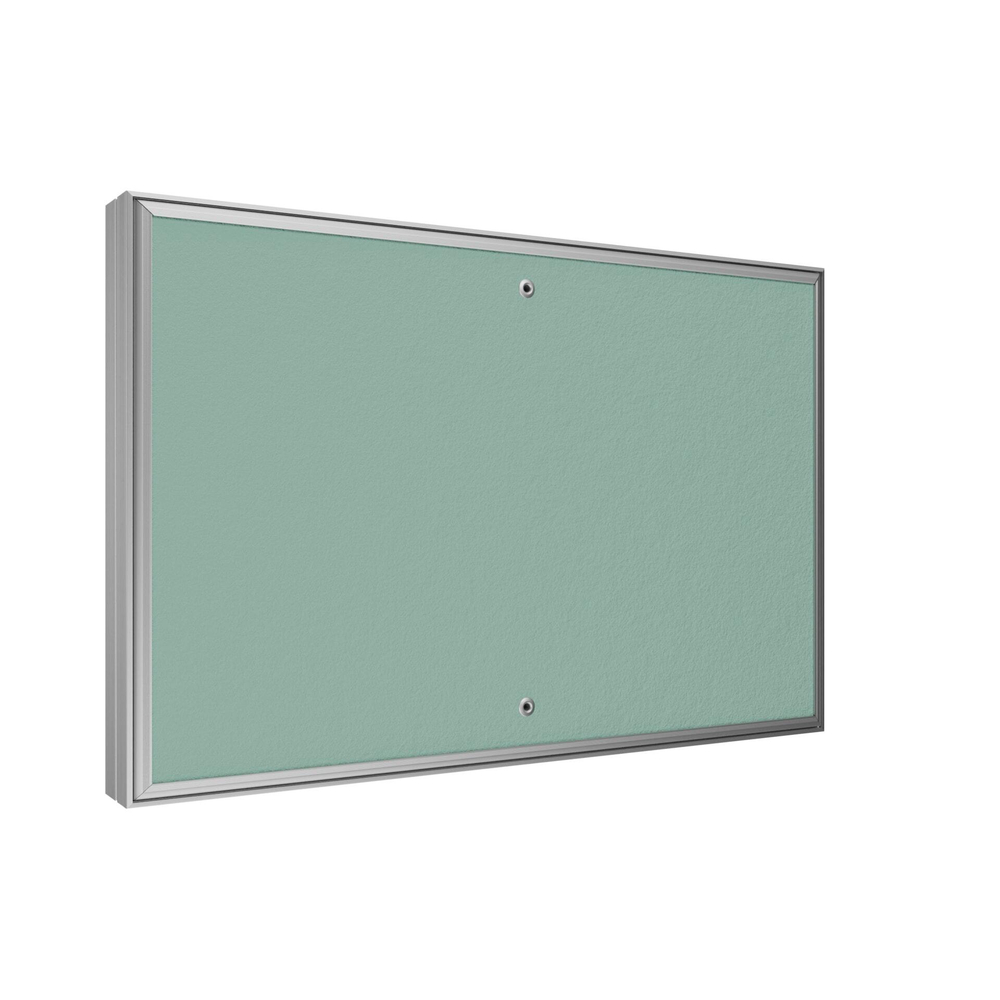 Люк ревизионный D Ceramo Base 600х400 скрыт.монтаж съемный алюминий EVECS