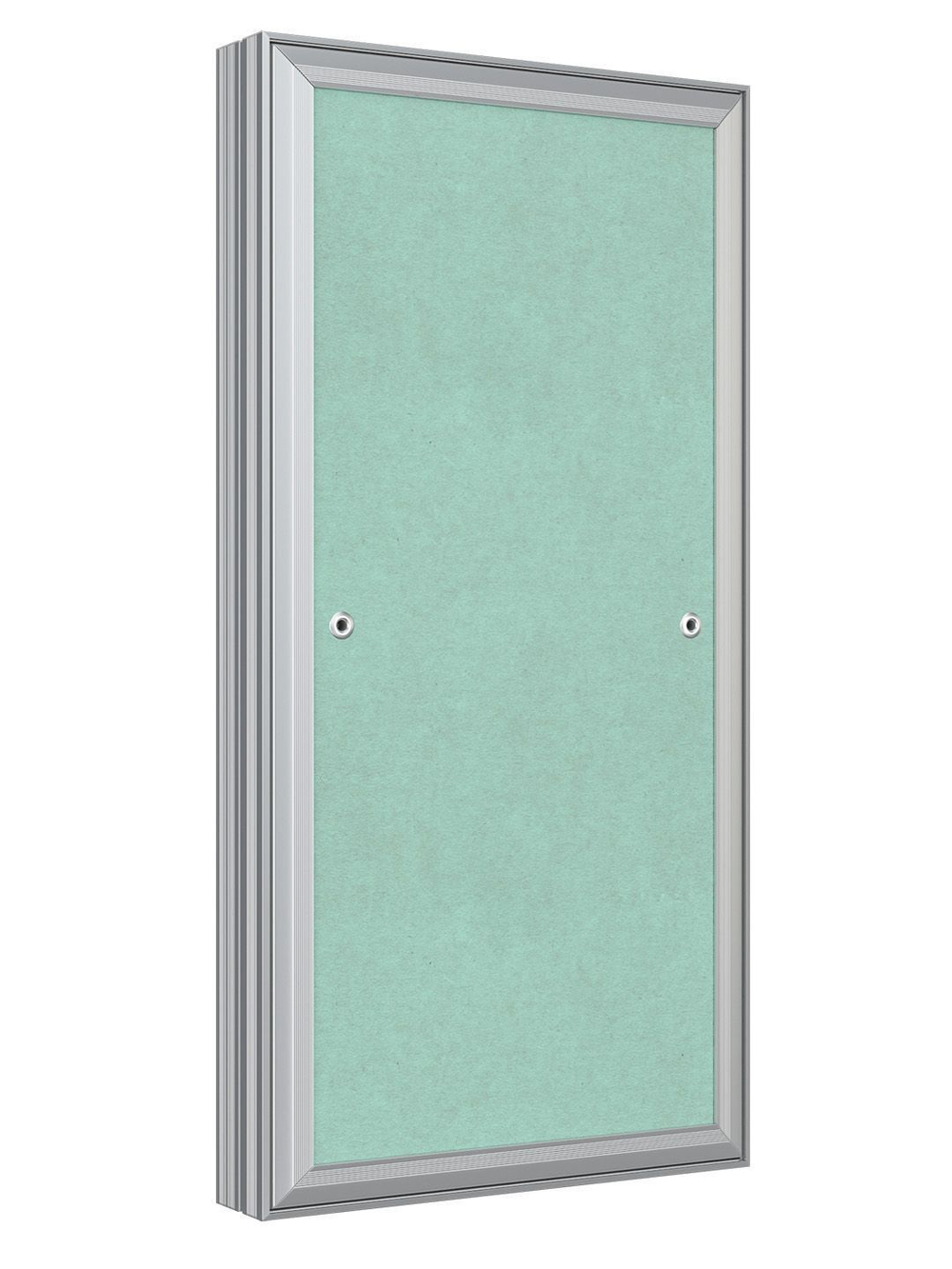 Люк ревизионный D Ceramo Base 200х400 скрыт.монтаж съемный алюминий EVECS