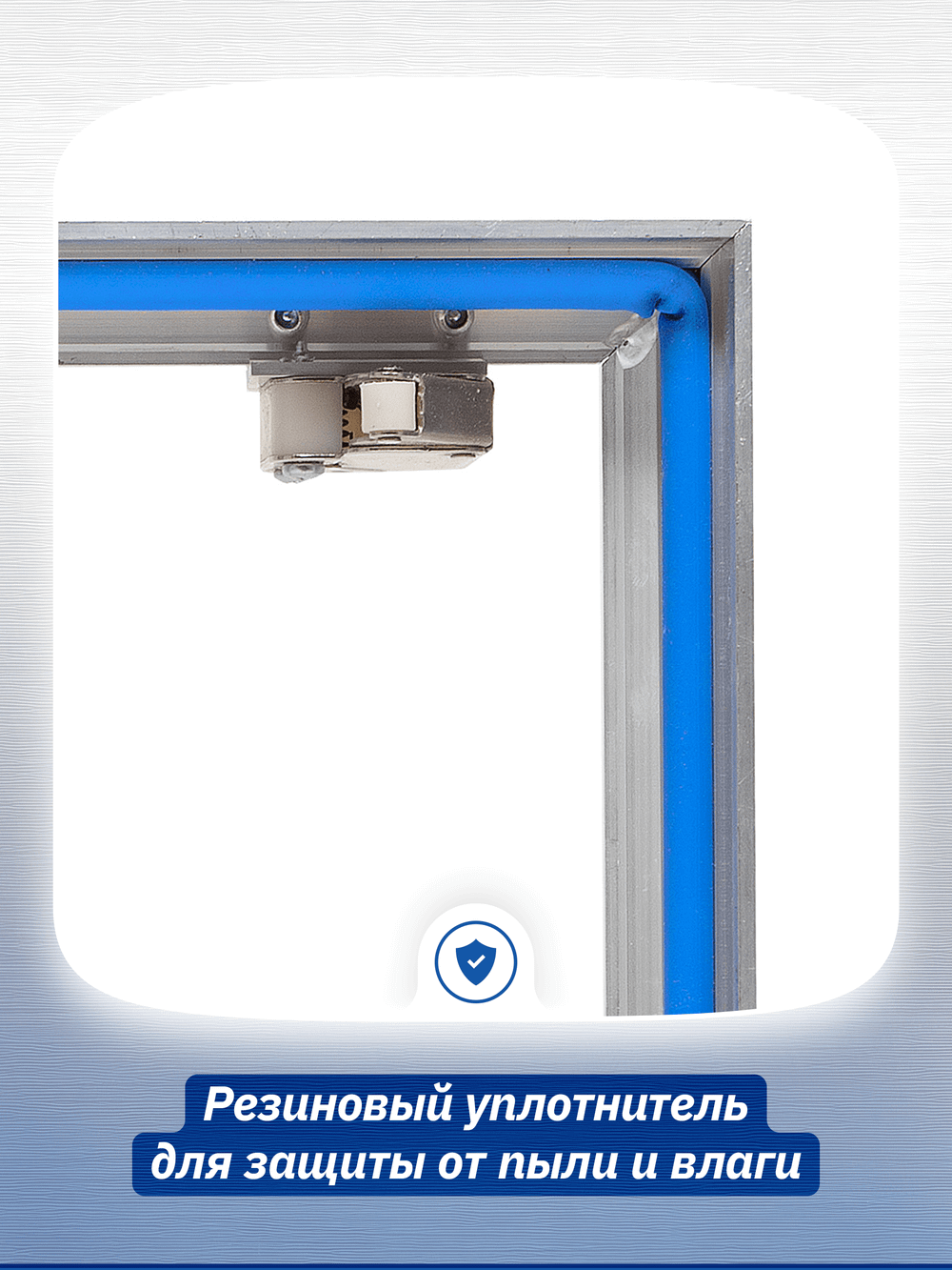 Люк ревизионный D Ceramo 400х500 скрыт.монтаж съемный алюминий EVECS
