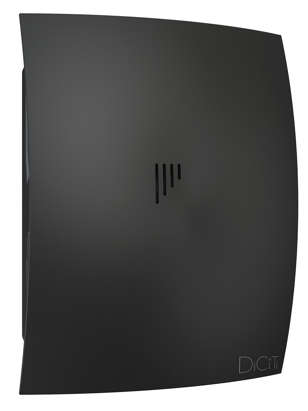 Вентилятор накладной BREEZE D125 обр.клапан черный матовый DICITI