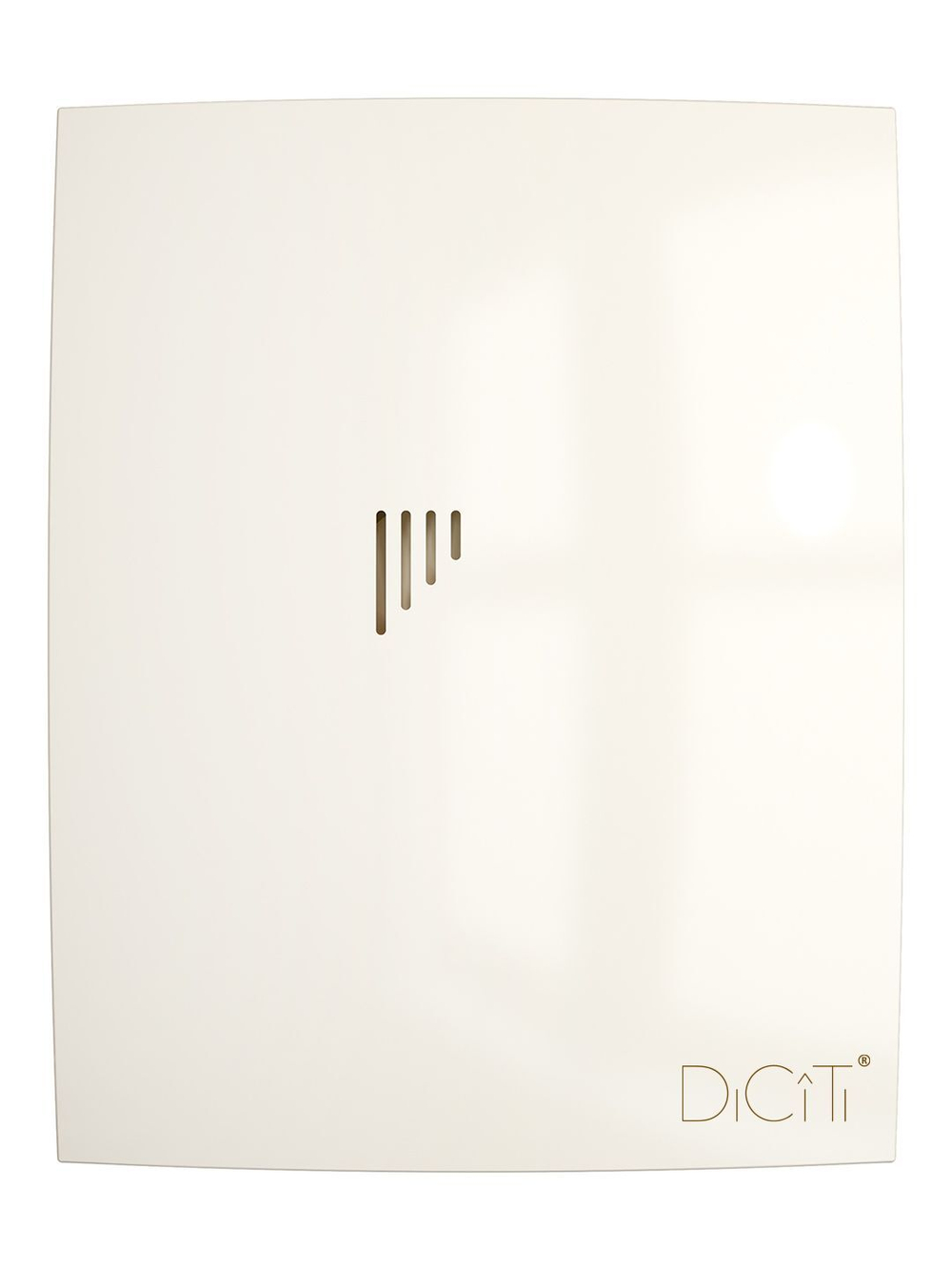 Вентилятор накладной BREEZE D100 обр.клапан айвори DICITI