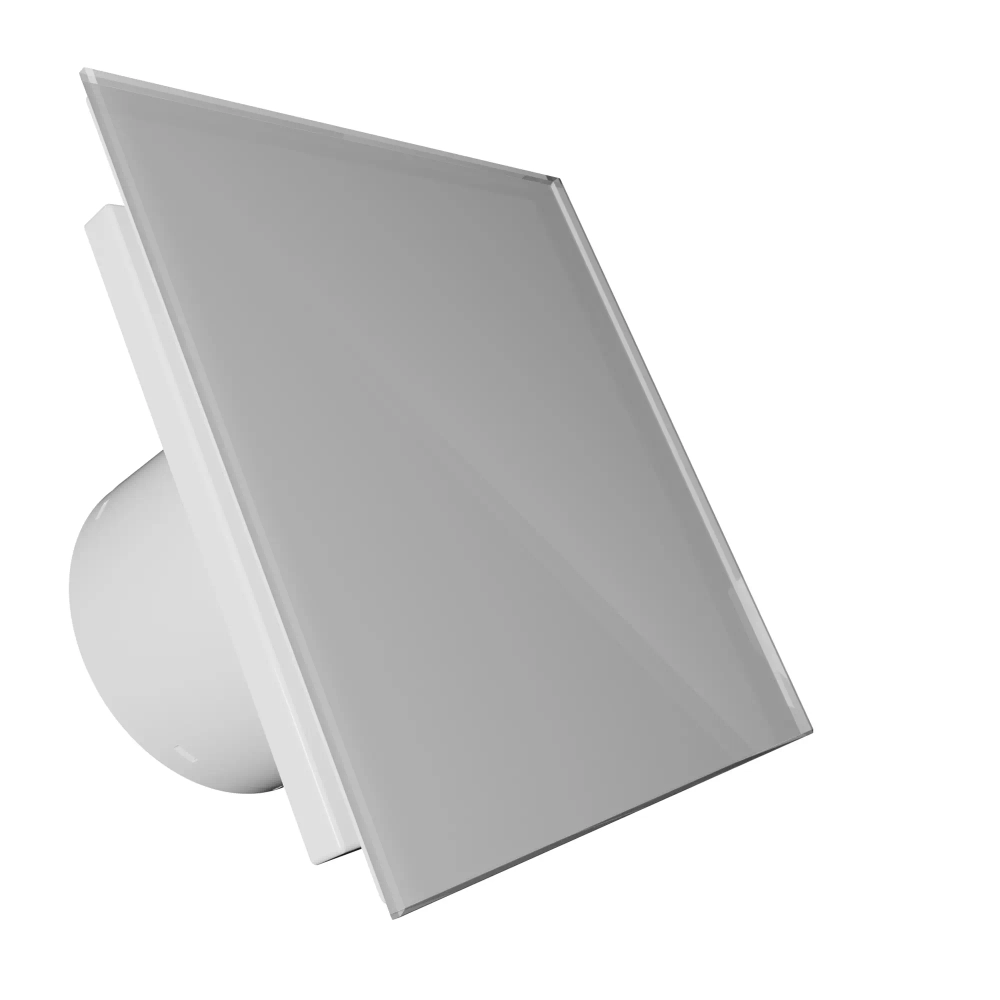 Панель AEON D100/125 179х179 стекло матовое Silver clear серебристое DICITI
