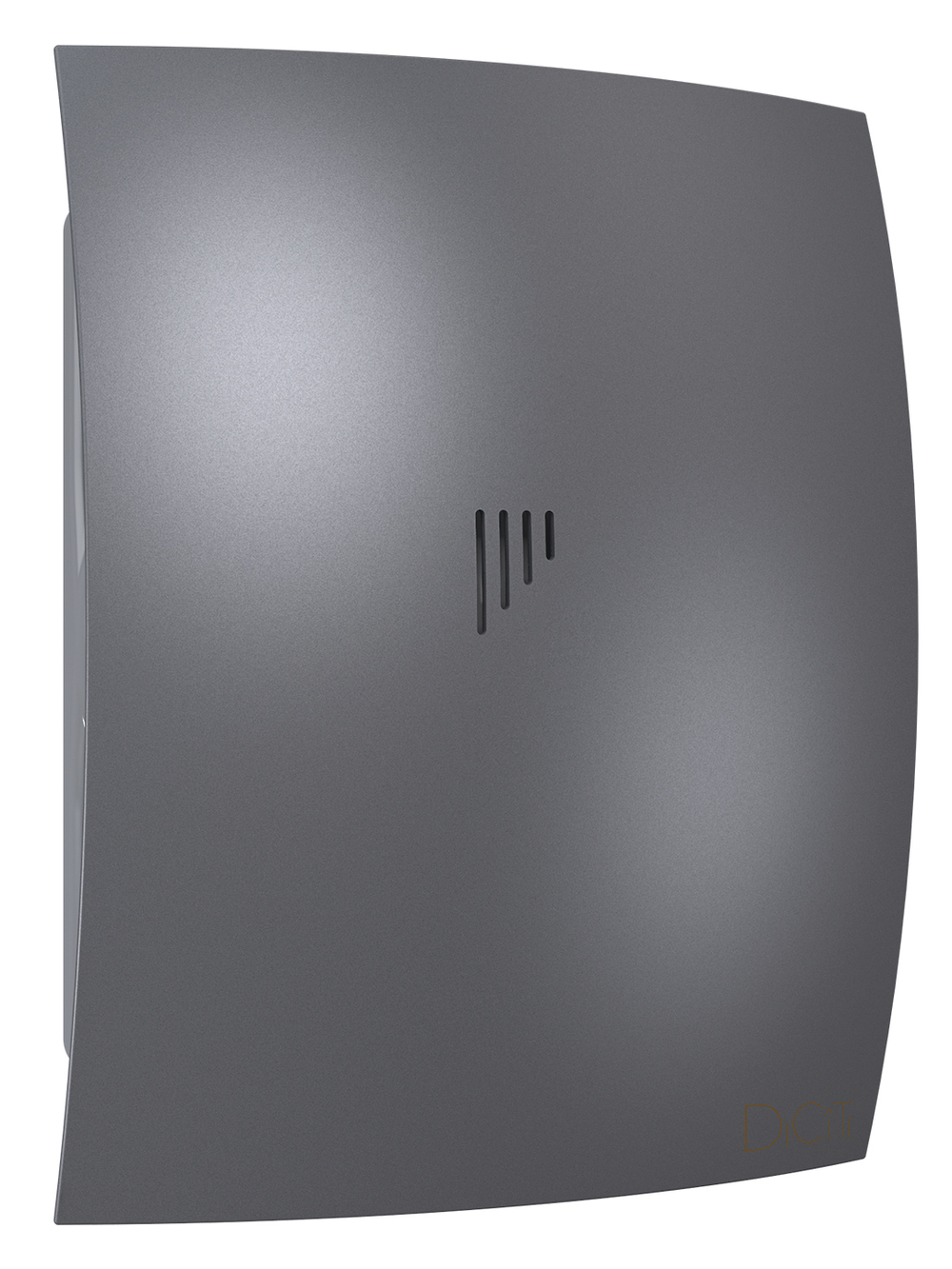 Вентилятор накладной BREEZE D125 обр.клапан темно-серый металлик DICITI