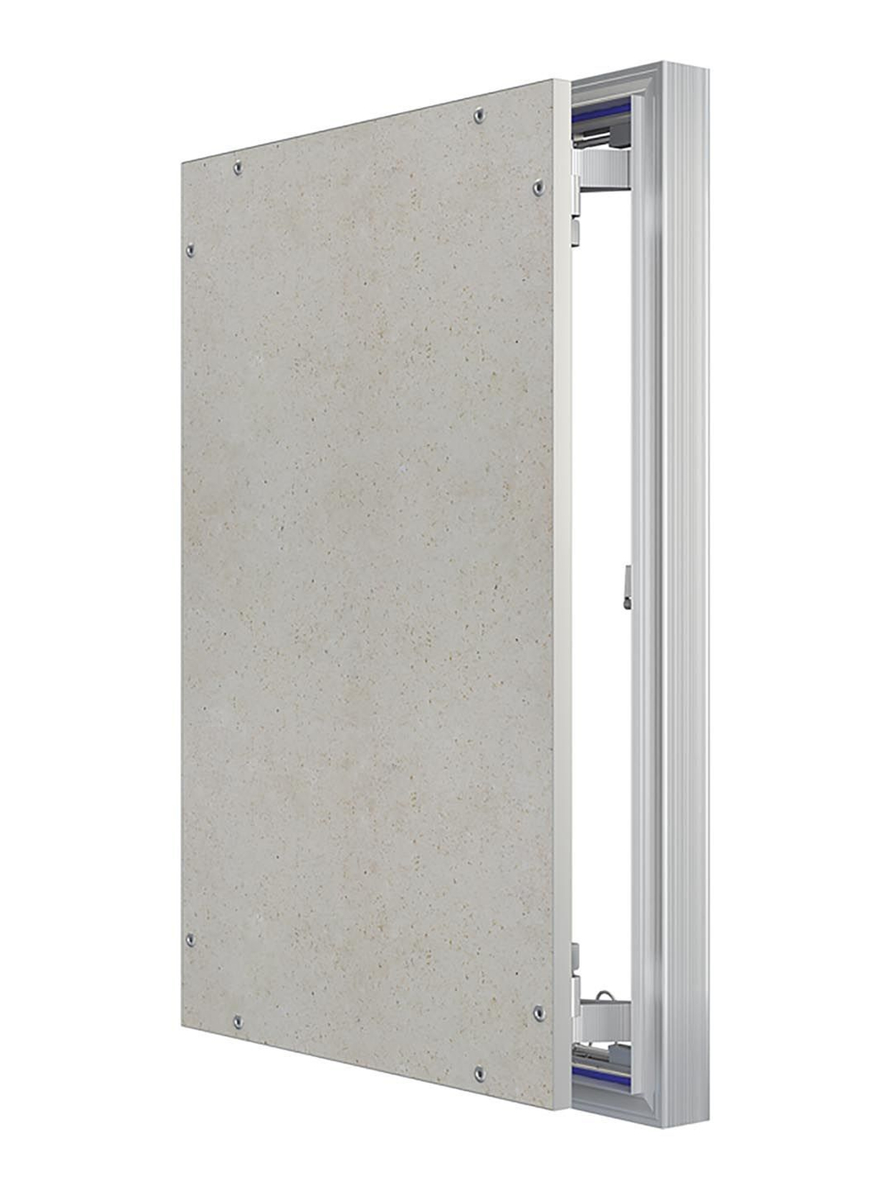 Люк ревизионный D Ceramo Optimum 400х600 скрыт.монтаж петля алюминий EVECS