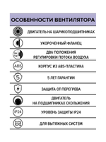Вентилятор накладной DISC D125 двигатель BB ERA