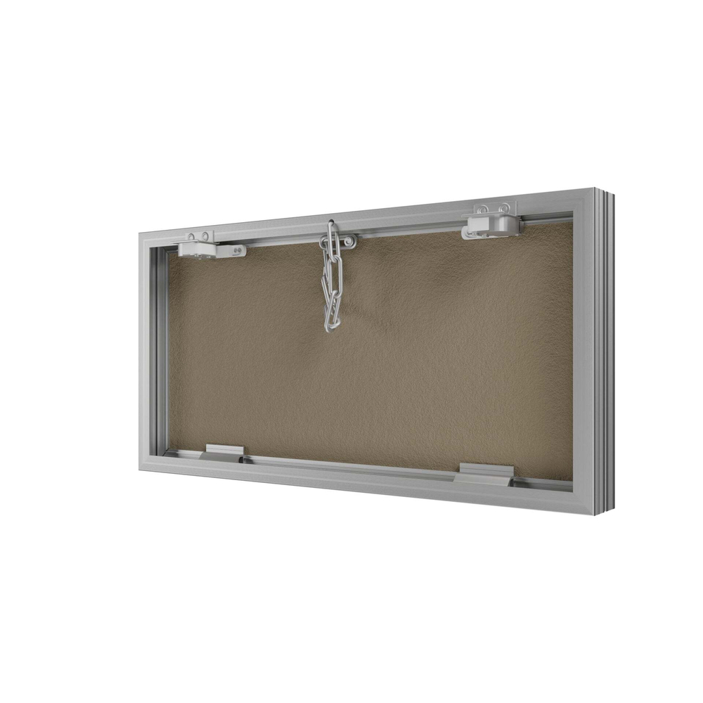 Люк ревизионный D Ceramo Base 600х300 скрыт.монтаж съемный алюминий EVECS