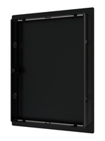 Люк ревизионный LN фланец 150х200 нажимной 172х222 пластик черный EVECS