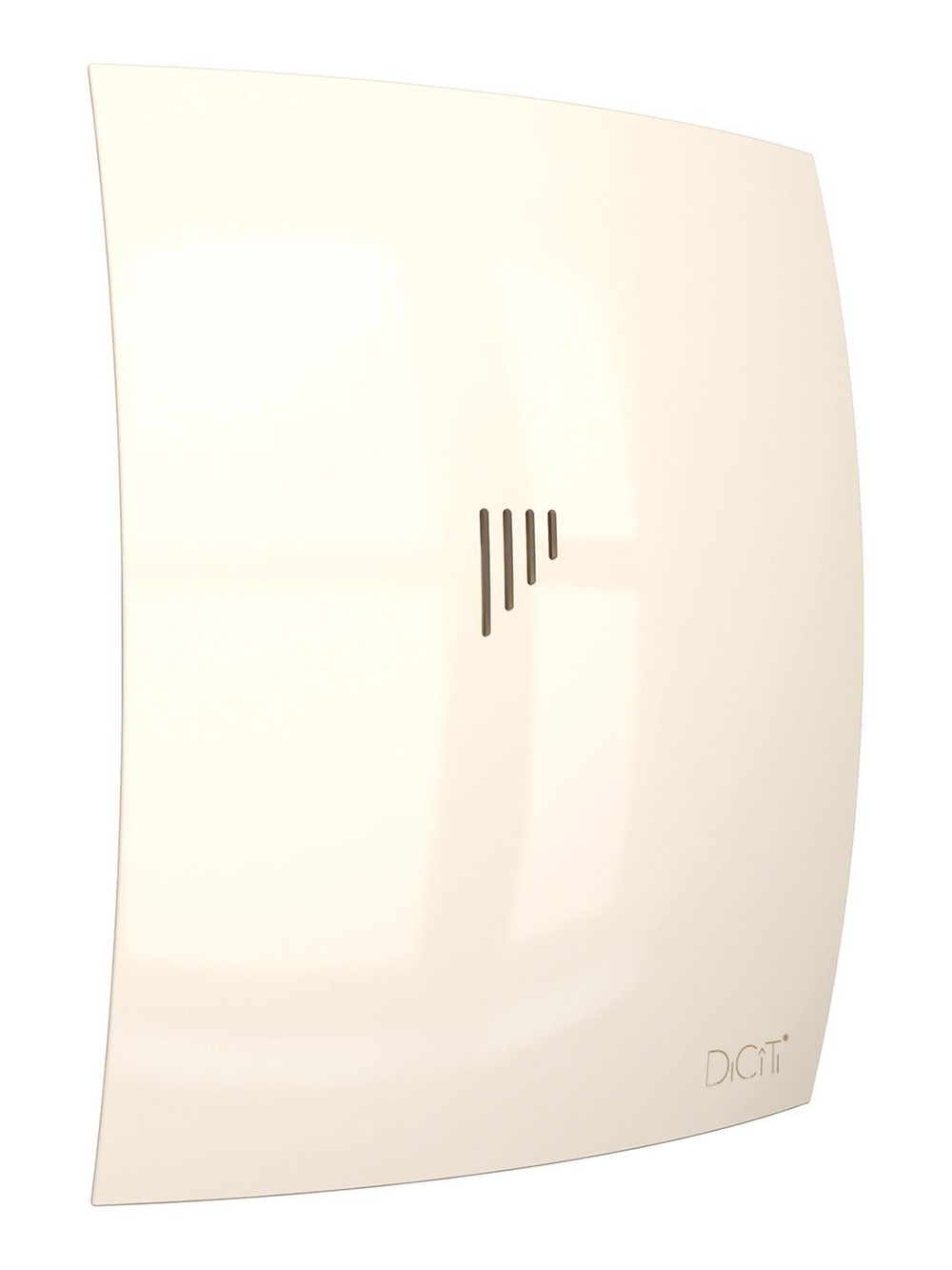 Вентилятор накладной BREEZE D100 обр.клапан айвори DICITI