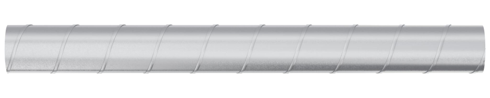 Воздуховод DG D125 L2м оцинк.сталь ERA PRO
