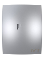 Вентилятор накладной BREEZE D100 обр.клапан серый металлик DICITI