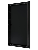 Люк ревизионный LN фланец 150х300 нажимной 172х322 пластик черный EVECS