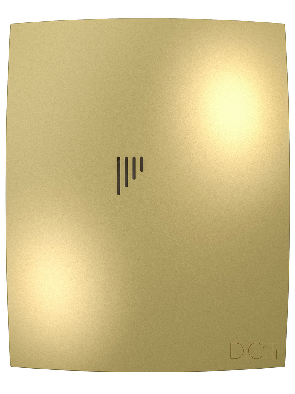 Вентилятор накладной BREEZE D125 обр.клапан шампань DICITI