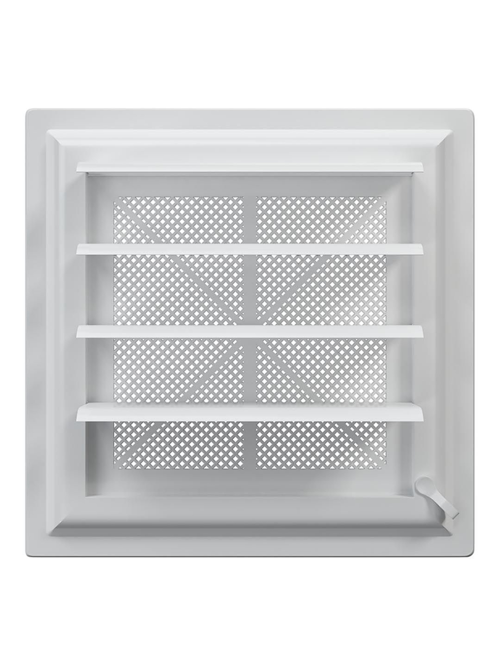 Решетка вентиляционная AIRVENT регулируемая жалюзи 281х281 пластик ERA