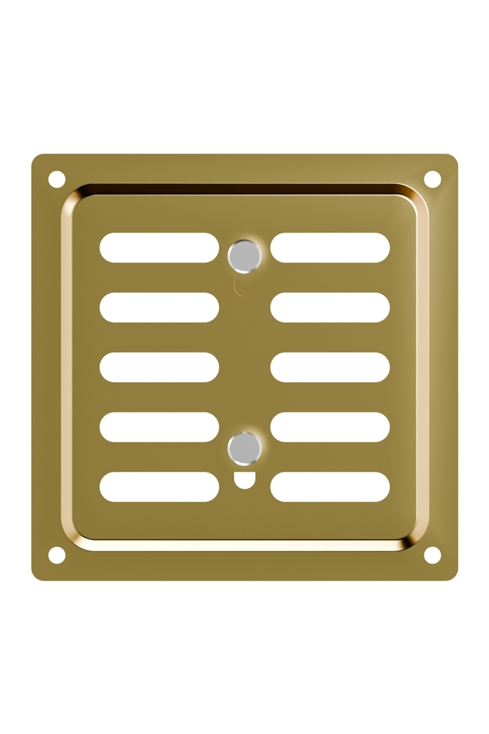 Решетка вентиляционная MER регулируемая 100x100 окрашенная сталь Gold ERA