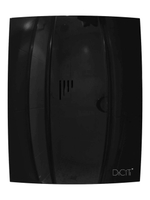 Вентилятор накладной BREEZE D100 обр.клапан черный глянцевый DICITI