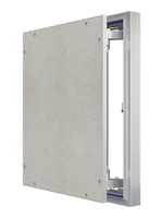 Люк ревизионный D Ceramo Optimum 400х500 скрыт.монтаж петля алюминий EVECS