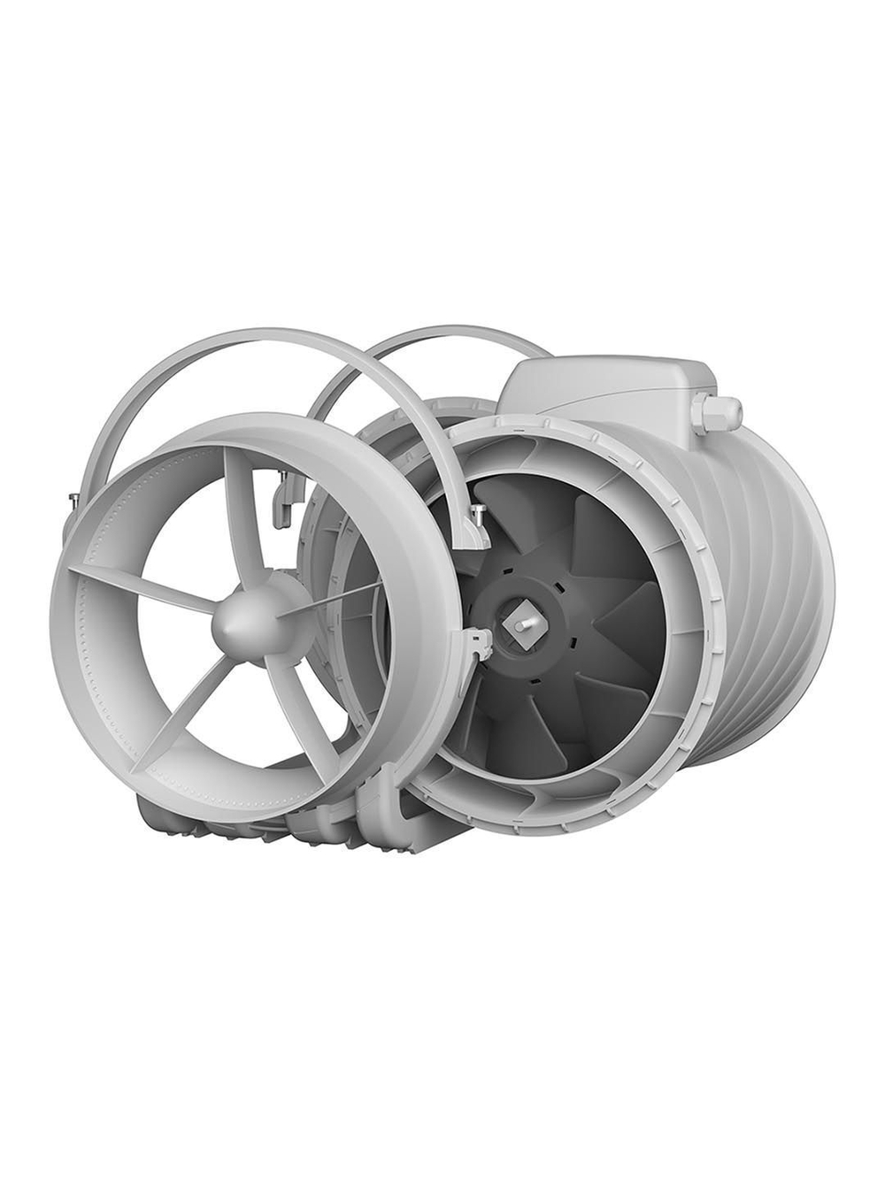Вентилятор канальный TYPHOON D200 осевой 2скор. ERA PRO