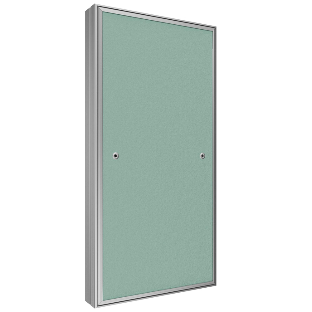 Люк ревизионный D Ceramo Base 300х600 скрыт.монтаж съемный алюминий EVECS