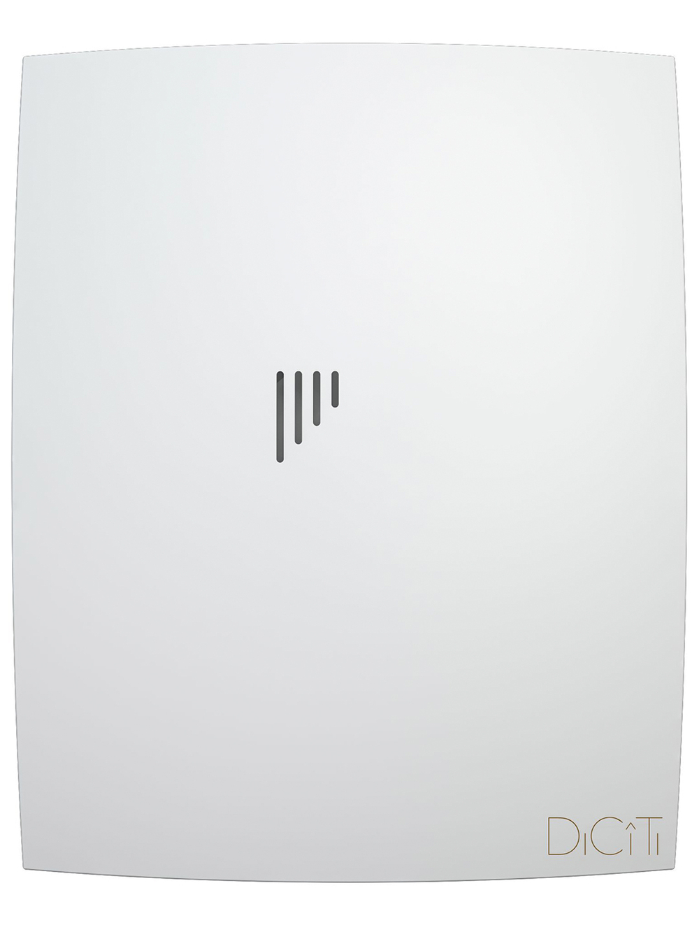 Вентилятор накладной BREEZE D125 обр.клапан белый матовый DICITI