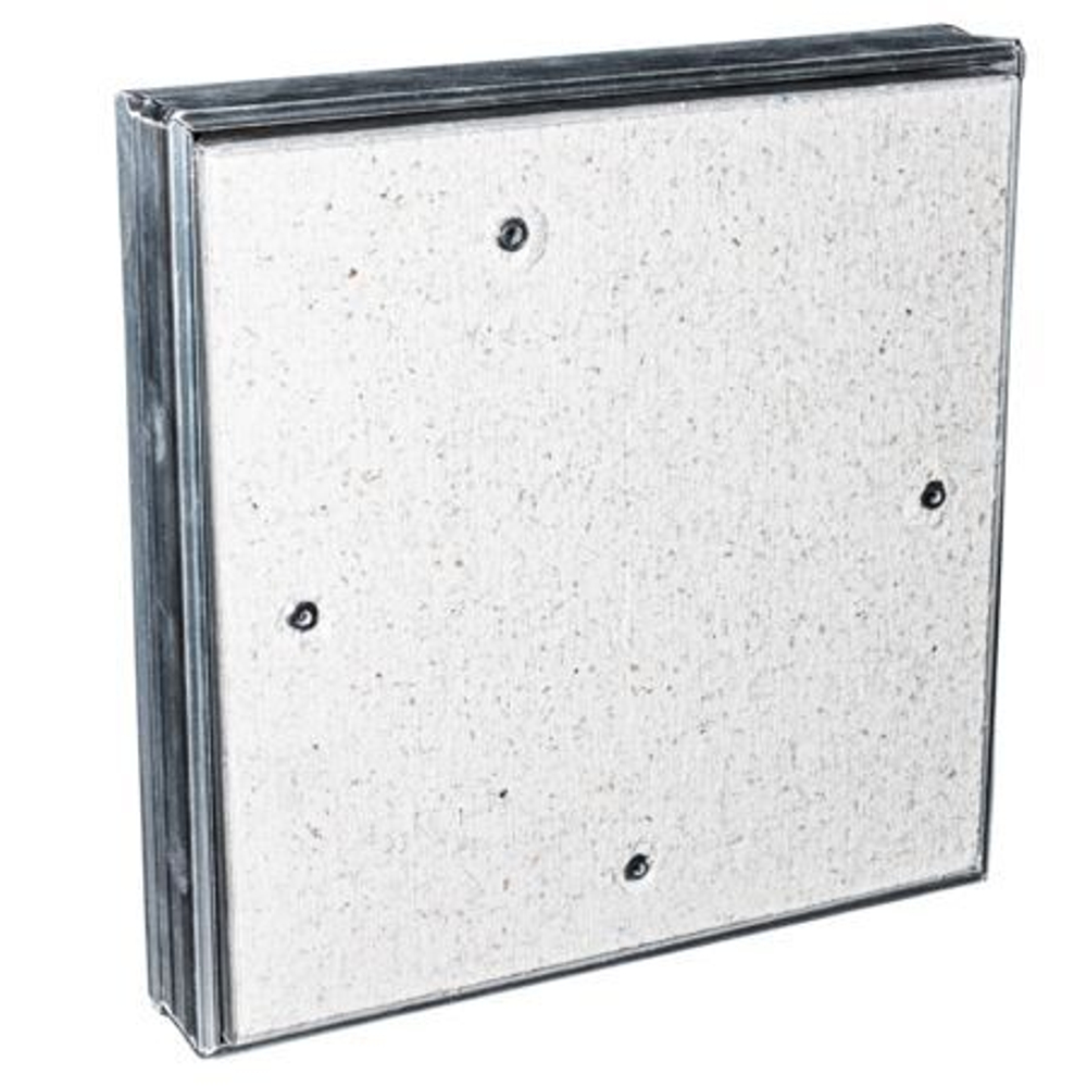 Люк ревизионный D Ceramo 400х300 скрыт.монтаж съемный алюминий EVECS