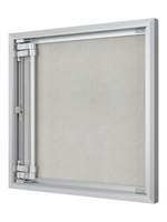 Люк ревизионный D Ceramo Optimum 600х600 скрыт.монтаж петля алюминий EVECS