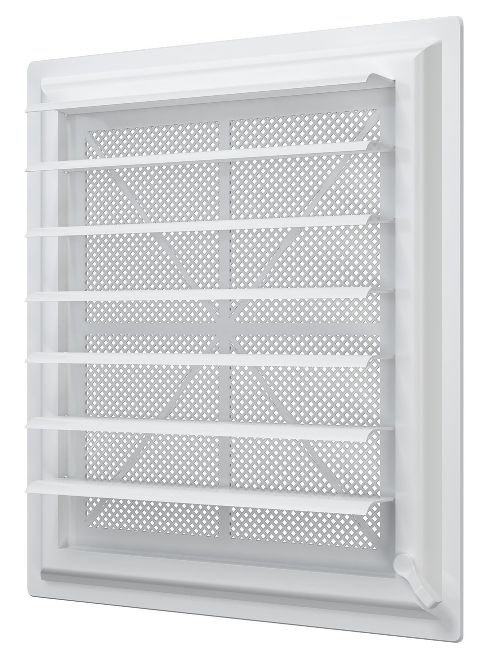 Решетка вентиляционная AIRVENT регулируемая жалюзи 349х399 пластик ERA