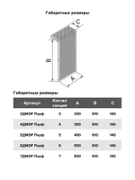 Экран радиаторный ДМЭР перфорированный 4 секций EVECS