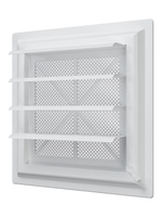 Решетка вентиляционная AIRVENT регулируемая жалюзи 281х281 пластик ERA