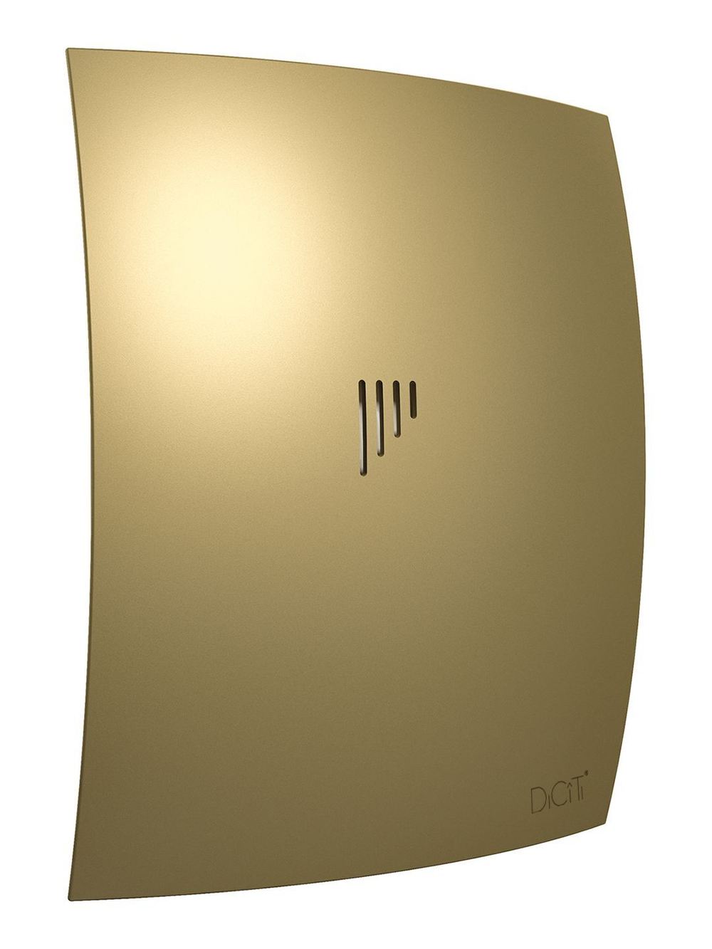 Вентилятор накладной BREEZE D100 обр.клапан шампань DICITI