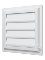 Решетка вентиляционная AIRVENT регулируемая жалюзи 281х281 пластик ERA