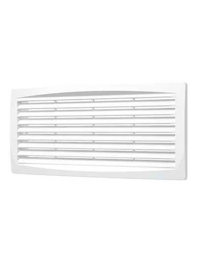 Решетка вентиляционная ДП фланец 275х105 переточная 300х135 пластик ERA