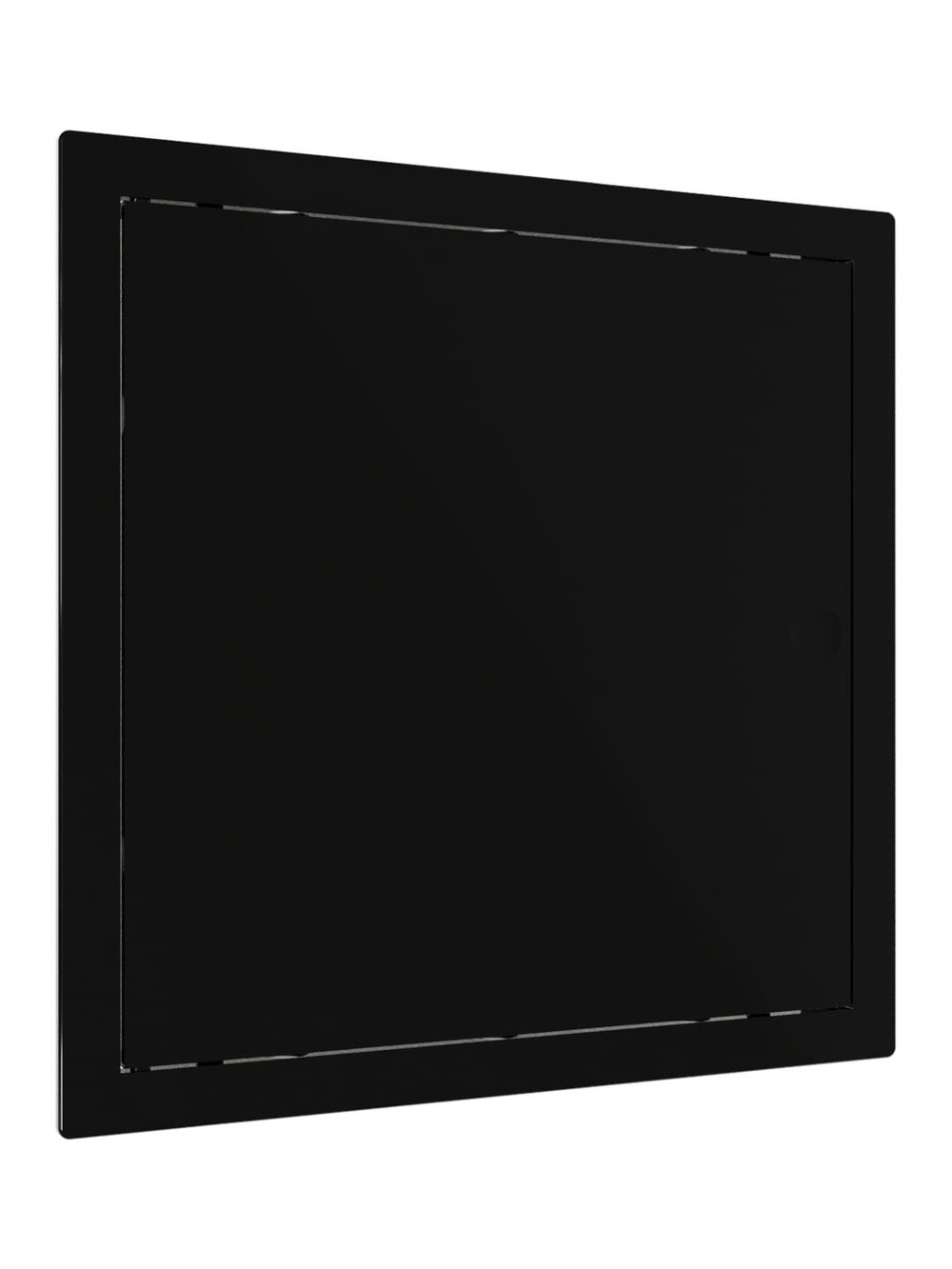 Люк ревизионный LN фланец 200x200 нажимной 224х224 пластик черный EVECS